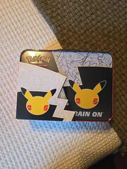 Pokemon Celebrations 25th Anniversary Collectors Chest Lunch Box Tin Sealed - Image 3