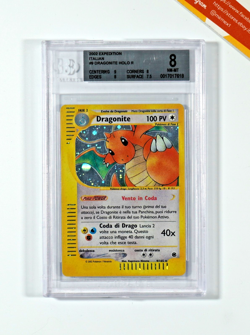 Pokemon BGS 8 Dragonite #9 Holo Expedition 2002 Italiano - Image 1