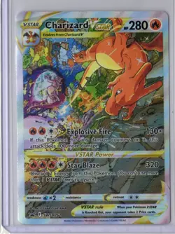 Pokemon Charizard VSTAR SWSH262 Sword & Shield Promo Holo Black Star READ - Image 1