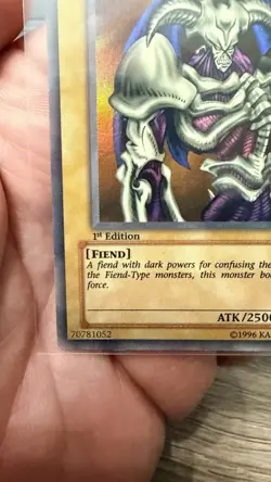 Summoned Skull MRD-003 Metal Raiders 1st Edition - Image 3