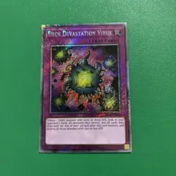 Yugioh Deck Devastation Virus RA03-EN150 Platinum Secret Rare 1st Ed NM - Image 1