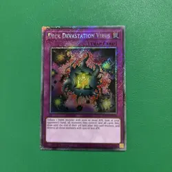 Yugioh Deck Devastation Virus RA03-EN150 Platinum Secret Rare 1st Ed NM - Image 2