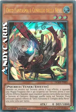 ORCO FANTASMA & CONIGLIO DELLA NEVE • Ultra R • DUDE IT001 • 1Ed • YUGIOH! - Image 1