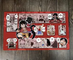 O-P OPCG TCG CCG Table Mouse Pad Luffy Playmat Trading Card Game Mat Free Bag - Image 1