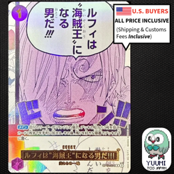 Luffy is the man who will become the Pirate King! R OP12-079 3rd ONE PIECE Card - Image 1