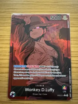 Monkey.D.Luffy (Alt Art) EB02-010 English 25th Collection - One Piece Card - NM - Image 1