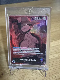 Monkey.D.Luffy (Alt Art) EB02-010 English 25th Collection - One Piece Card - NM - Image 4