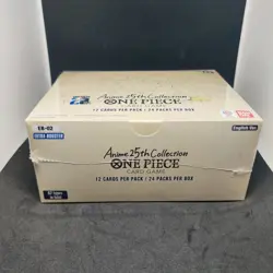 One Piece Card Game EB-02 Anime 25th Anniversary English Booster Box - Sealed - Image 2