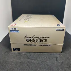 One Piece Card Game EB-02 Anime 25th Anniversary English Booster Box - Sealed - Image 5