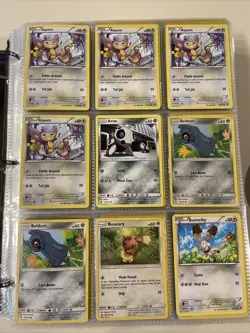 Pokemon Cards Binder Lot 100+ Cards - Image 1