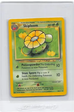 Skiploom 49/111 - Neo Genesis - VINTAGE WOTC Pokemon CARD - UNLIMITED - LP/P - Image 1