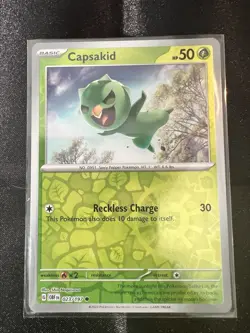 Capsakid 023/197 OBF Obsidian Flames Reverse Holo Pokemon Card NM - Image 1