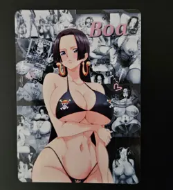 Custom Boa Hancock Manga Waifu Card One Piece CCG - Image 1
