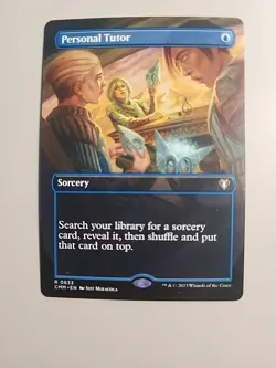 MTG Personal Tutor Commander Masters 0633 Borderless Rare - Image 1