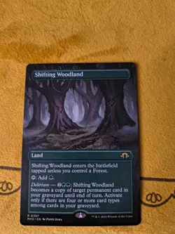 Shifting Woodland Borderless Modern Horizons 3 MTG - Image 1