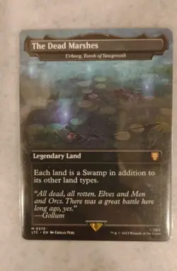 MTG Lord Of The Rings NM Surge Foil The Dead Marshes - Urborg Tomb Of Yawgmoth - Image 1