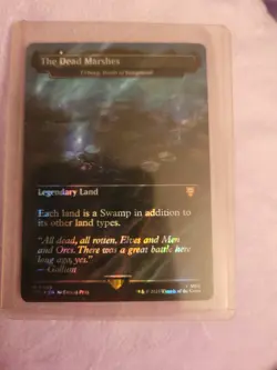MTG Lord Of The Rings NM Surge Foil The Dead Marshes - Urborg Tomb Of Yawgmoth - Image 2