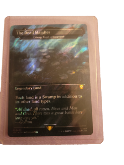 MTG Lord Of The Rings NM Surge Foil The Dead Marshes - Urborg Tomb Of Yawgmoth - Image 4
