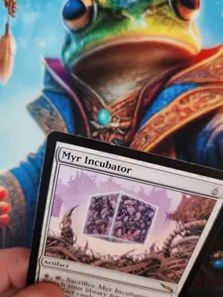 MTG Artist Proof Myr Incubator - Mirrodin Regular - Signed By Artist, MP - Image 3