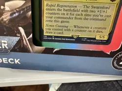 MTG Universe Beyond Warhammer 40000 Tyranid Swarm Commander Deck Sealed - Image 2