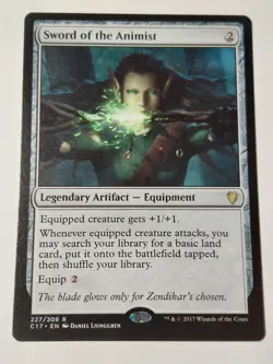 Sword of the Animist Commander 2017 Regular - Image 1
