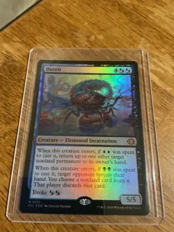 1x Deceit - FOIL - Lorwyn Eclipsed, Magic the Gathering MTG NM - Image 1