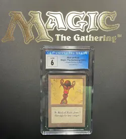 MTG 1993 CGC 6 EX/NM ALPHA Rod Of Ruin - Image 1