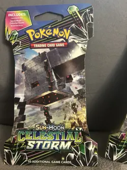 Pokemon TCG: Sun & Moon Celestial Storm Booster Pack Lot (2) SEALED - Image 2
