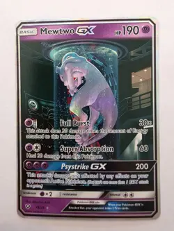 Pokemon TCG Mewtwo GX (secret Shining) 2017 Shining Legends 78/73 - Image 1