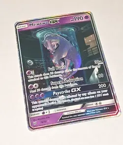 Pokemon TCG Mewtwo GX (secret Shining) 2017 Shining Legends 78/73 - Image 3