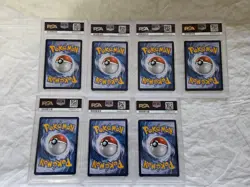 Pokemon Ash's Pikachu I Choose You Movie Promo Set COMPLETE SM108-SM114 PSA 9 - Image 2
