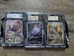 2025 POKEMON CHINESE GEM PACK VOL 3 MORPEKO GREAVARD MIMIKYU CGC 10 & PRISTINE - Image 1
