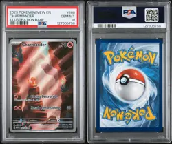 Pokemon SV Scarlet & Violet 151 Illustration Rare Charmander 168/165 PSA 10 GEM! - Image 1