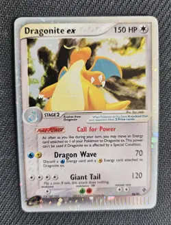 Pokemon Dragonite EX 90/97 Holo Ultra Rare. LP - Image 1