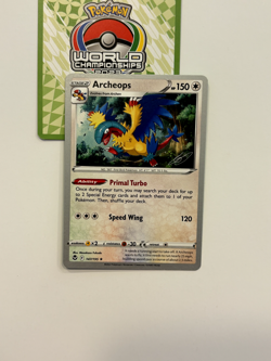 Archeops 147/195 2023 Pokemon World Championships Deck Variant Silver Tempest G - Image 1