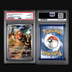 2023 POKEMON PAL EN-PALDEA EVOLVED ILLUSTRATION RARE #200 PYROAR PSA 10 - Image 2