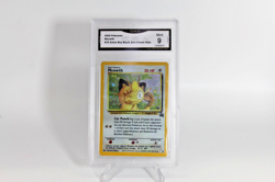 Mint 9 2000 Pokemon TCG Black Star Promo #10 Meowth GAME BOY Holo GMA - Image 1