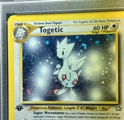 2000 Pokemon Neo Genesis 1st Edition Togetic #16 PSA 8 NM-MT FRESH GRADE!!🔥🔥🔥 - Image 2