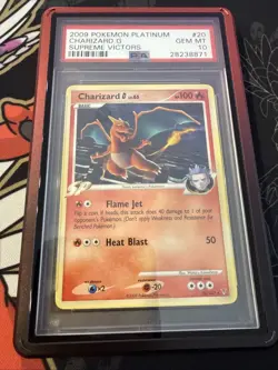 2009 POKEMON PLATINUM SUPREME VICTORS #20 CHARIZARD G PSA 10 - Image 1