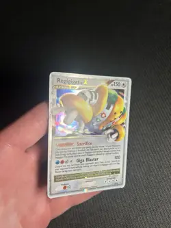 Pokemon TCG Regigigas LV.X DP30 Diamond and Pearl Holo MP- - Image 4