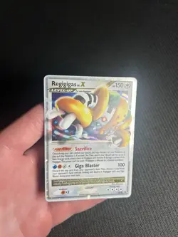 Pokemon TCG Regigigas LV.X DP30 Diamond and Pearl Holo MP- - Image 5