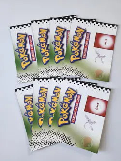 (8) Pokemon TCG Original Paper Half Play Mats Vintage 1999 Wizards of the Coast - Image 1