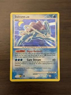 Suicune LV.44 Holo Rare Secret Wonders 19/132 DPBP#295 LP English Pokemon TCG - Image 1