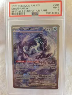 CHIEN-PAO ex - #261- SIR- 2023 POKEMON PAL EN PSA MINT 9 - Image 5