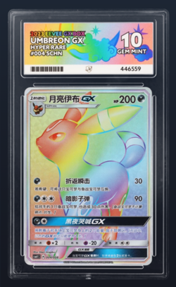 ACE 10 Pokemon Chinese Umbreon GX 004/008 - Eevee Gift Box - Image 1