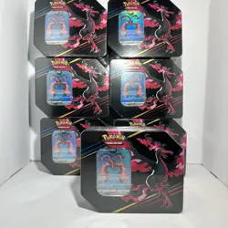 Pokemon TCG - Crown Zenith Tin (5pack) [Galarian Moltres] - FACTORY SEALED - Image 1