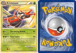 Kricketune 24/102 Rare HGSS Triumphant Pokemon HP/DMG - Image 3