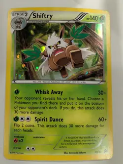 Shiftry - XY23 Cosmos Holo Black Star Promo Pokemon Holo Foil Nice! - Image 1