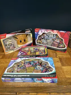 POKEMON MEGA LATIAS EX + Prismatic + Lugia/Latias EX & Salamence/Reshiram Ex Box - Image 1
