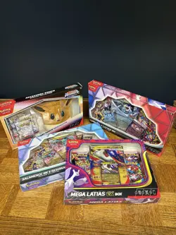 POKEMON MEGA LATIAS EX + Prismatic + Lugia/Latias EX & Salamence/Reshiram Ex Box - Image 3